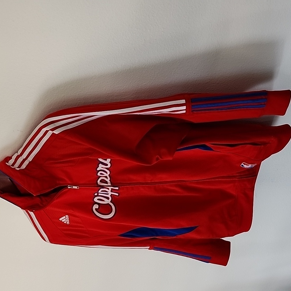 Authentic NBA Adidas Los Angeles Clippers Men's Zip Up Jacket - Picture 7 of 9